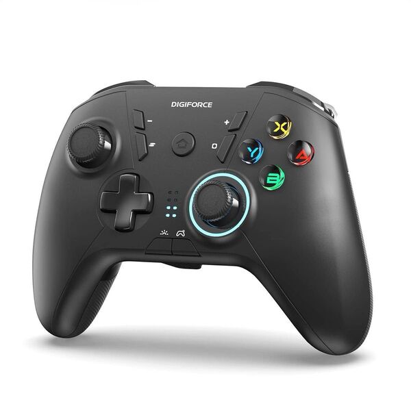 DIGIFORCE プロコン Switch コントローラー スイッチ 無線 デュアル振動 TURBO連射機能 6軸ジャイロセンサー