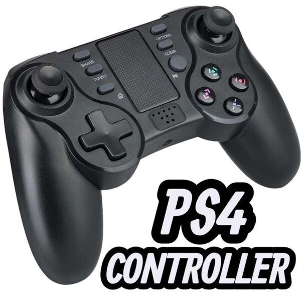 ps4 ワイヤレス コントローラー 高耐久ボタン Bluetooth接続 PS4