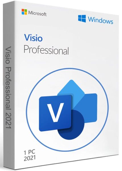 Visio Professional 2021 Retail 1PCリテール版 オンライン認証