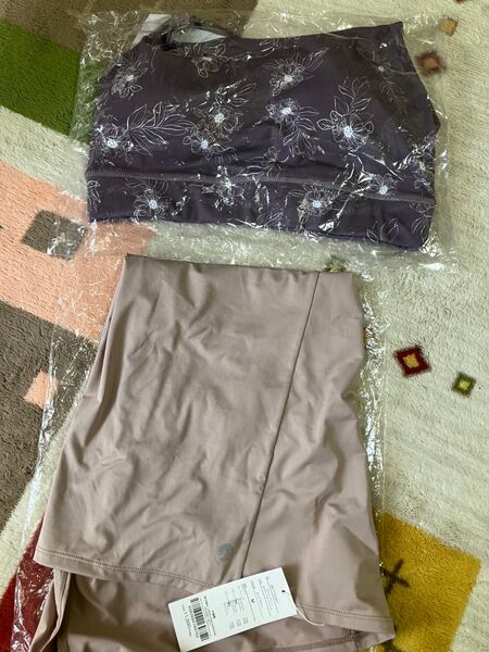 新品 LAVA ヨガウェア フラワープリントセパレートタンクトップ Mサイズ