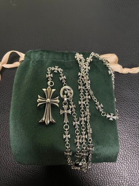 ☆新品☆ クロスネックレス クロスチェーン ペンダント トップ シルバー925 silver925 刻印