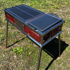 へら2個付き 鉄板 2枚セット コールマン クールスパイダープロ レッド 6mm BBQ バーベキュー キャンプ アウトドア