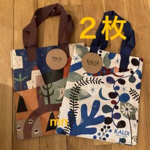 【新品】カルディ エコバッグ オトノハと伝説ミニ 2枚 KALDI