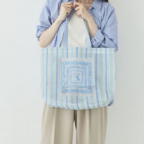 【新品】紀ノ国屋 メッシュバッグ ライトブルー