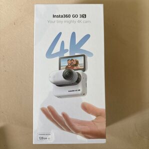 新品未開封 Insta360 GO3S 小型アクションカメラ 4K 128GB アークティックホワイト