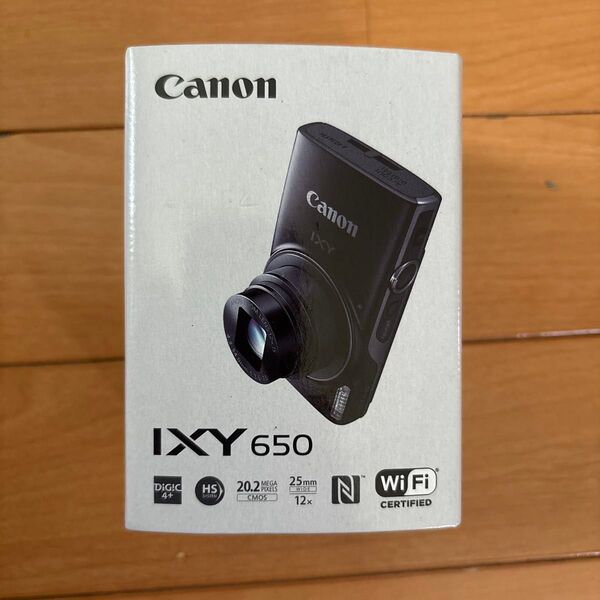 新品未使用 Canon コンパクトデジタルカメラ IXY 650 ブラック 光学12倍ズーム/Wi-Fi対応 IXY650BK