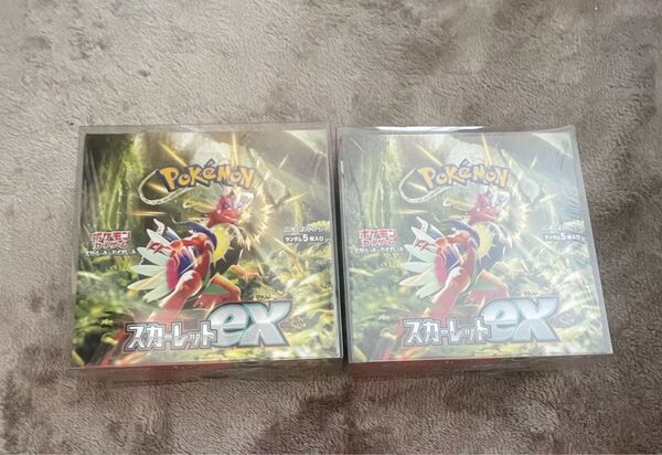 ポケモンカード スカーレットex2box シュリンク付き