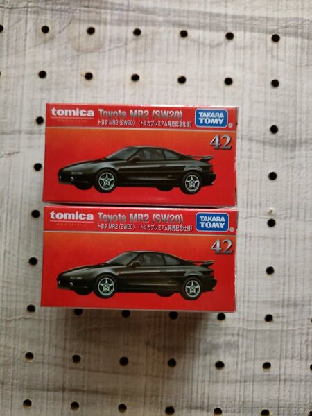 トミカプレミアム トヨタ MR2 SW20 発売記念仕様 2台