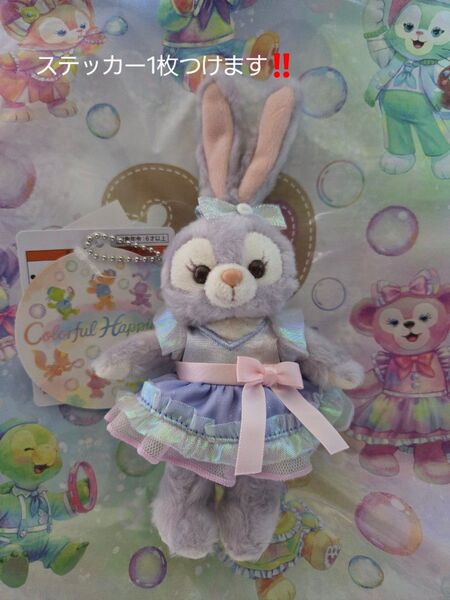 カラフルハピネス ステラ・ルー ぬいぐるみバッチ ぬいば ディズニーシー TDS