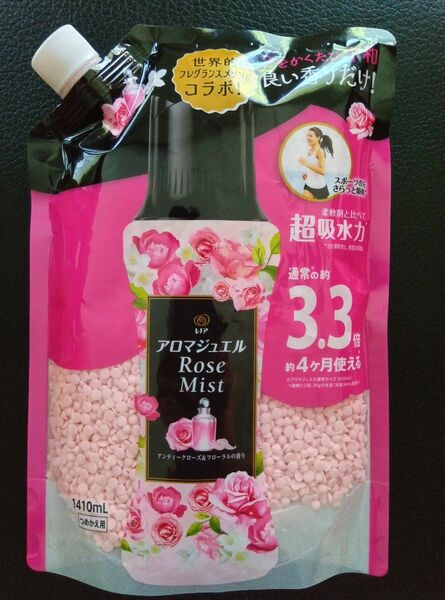レノア アロマジュエル アンティークローズ&フローラルの香り 3.3倍 1410ml つめかえ用