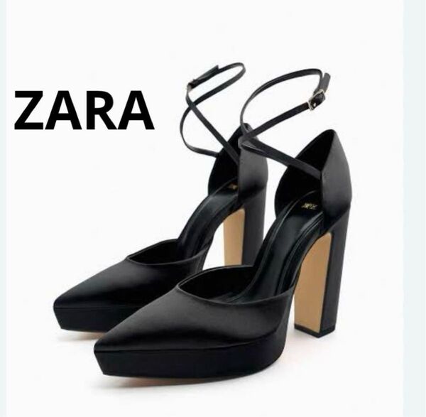 ZARA プラットフォームハイヒールパンプス新品未使用