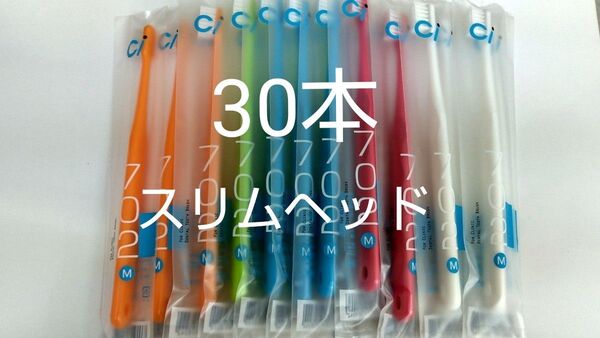 30本セット 歯科医院専用スリムヘッド歯ブラシCi 702 ふつう(703やわらかめに変更可能)