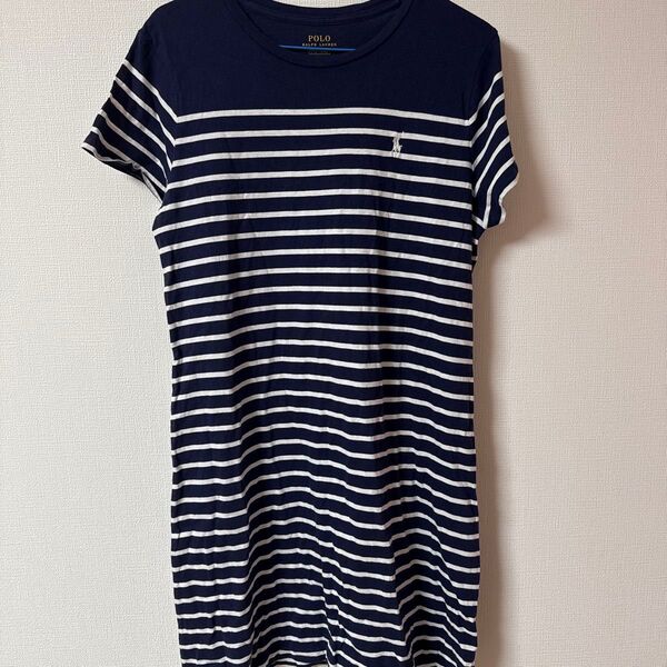 POLO RALPH LAUREN ボーダー柄Tシャツワンピース