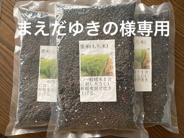 栃木県小山市産 令和6年度黒米 450g