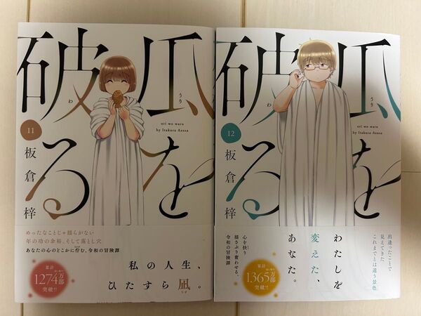 最新巻含む 美品 「瓜を破る」11巻12巻 2冊セット/板倉梓