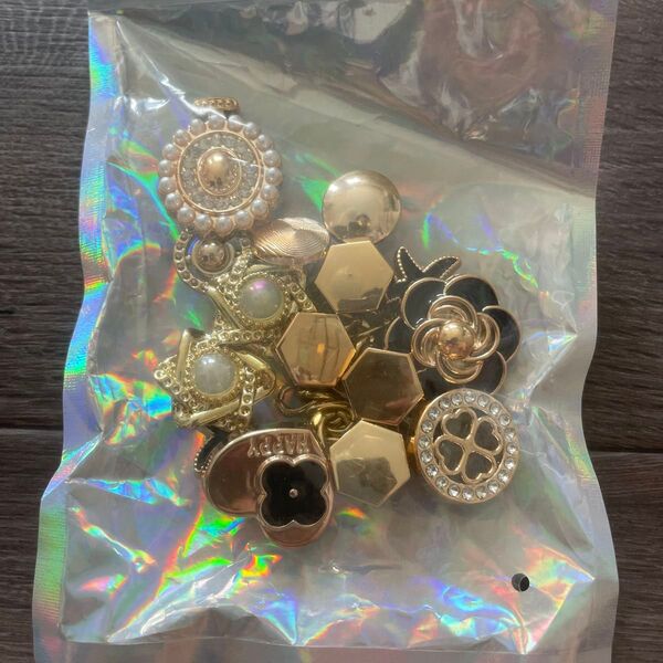 クロックス アクセサリー ジビッツ 13点セット【ゴールド】