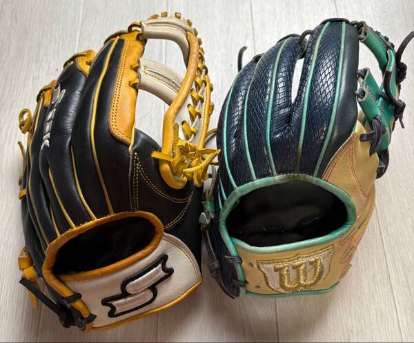 Wilson ウィルソン SSK エスエスケー 硬式 軟式 グローブ オーダー 内野手 右投用 87型