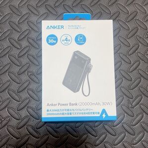【新品未使用】Anker Power Bank (20000mAh, 30W) バッテリー ブラック