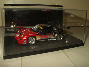 EBBRO ZENT Porsche RSR #25 Super GT 2010 Rd.3 Fuji / レジン製エブロ スーパーGT2010 富士 ゼント ポルシェ RSR ( 1:43 )