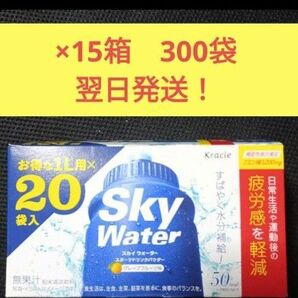 スカイウォーターグレープフルーツ味 1L用×300袋 翌日発送!ハイポトニック飲料 機能性表示食品 クエン酸 クラシエ