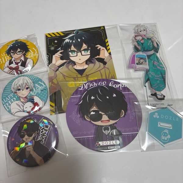 【バラ売り不可】ドズル社 おんりー おらふくん ぼんじゅうる アクリルスタンド ブロマイド コースター 缶バッジ