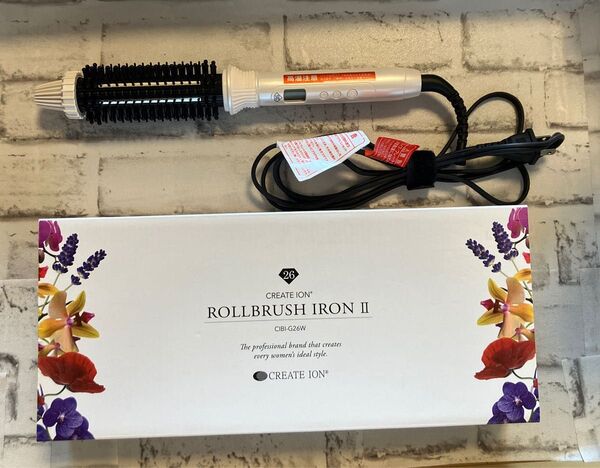 CREATE ION ロールブラシアイロンII CIBI-G26W