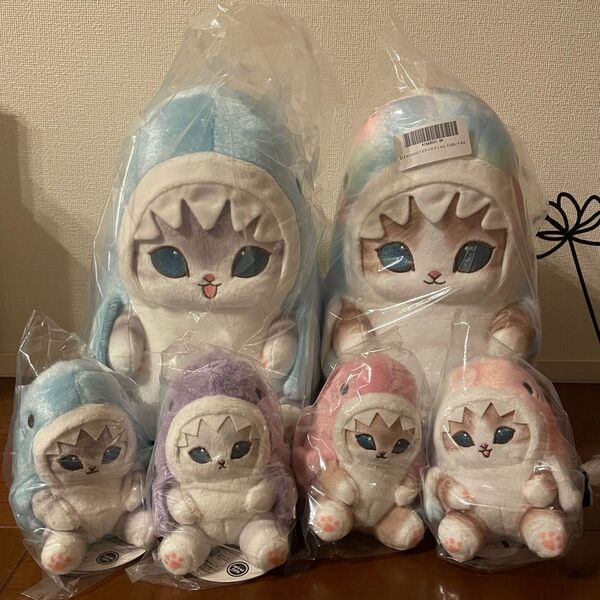 モフサンド mofusand パステルサメにゃんBIGぬいぐるみ マスコット 全6種類セット