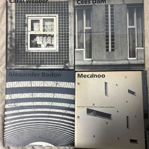 オランダ建築家モノグラフ 4冊セット(Carel Weeber Alexander Bodon Mecanoo Cees Dam