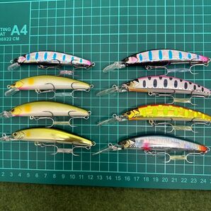 I様専用 NO.6312 トラウトミノーティモントリコロールセット 中古美品8点