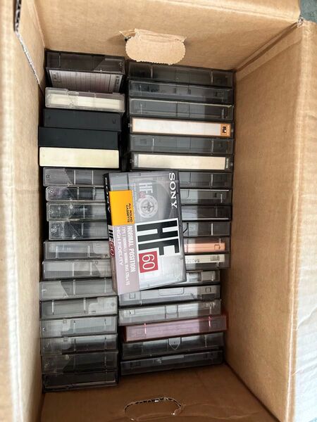 中古カセットテープ90本 ハイポジ60分テープ1本おまけ付き