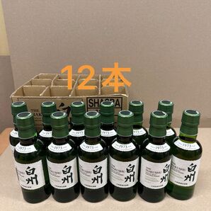 サントリー シングルモルトウイスキー 白州 180ml 12本