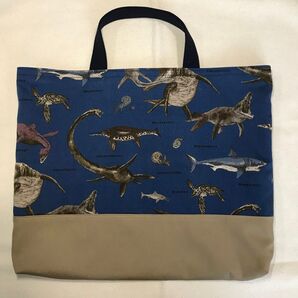海竜 シードラゴン 海の生き物 恐竜 レッスンバッグ