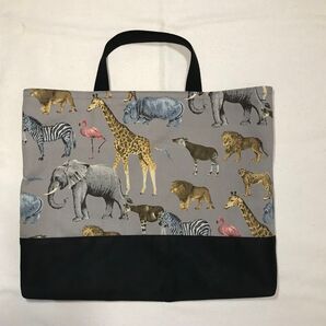 動物柄 レッスンバッグ