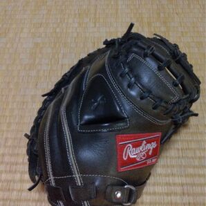 Rawlings・ローリングス軟式キャッチャーミット ブラック 野球 グローブ