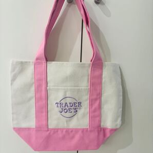 【新品】 トレーダージョーズ ミニキャンバストートバッグ ピンク