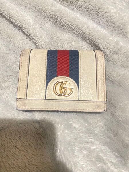 GUCCI 折り 財布 GGマーモント シェリーライン オフィディア グッチ レザー