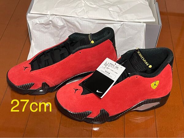 NIKE "FERRARI"AIR JORDAN 14 RETRO エアジョーダン 14 フェラーリ【US9/27.0cm】