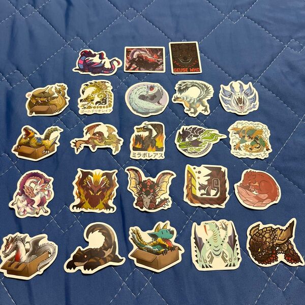 モンスターハンター ダイカットステッカー まとめ売り 23枚セット モンハン