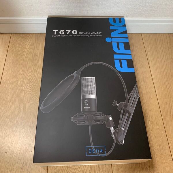 FIFINE T670 高音質 USBマイク コンデンサーマイク