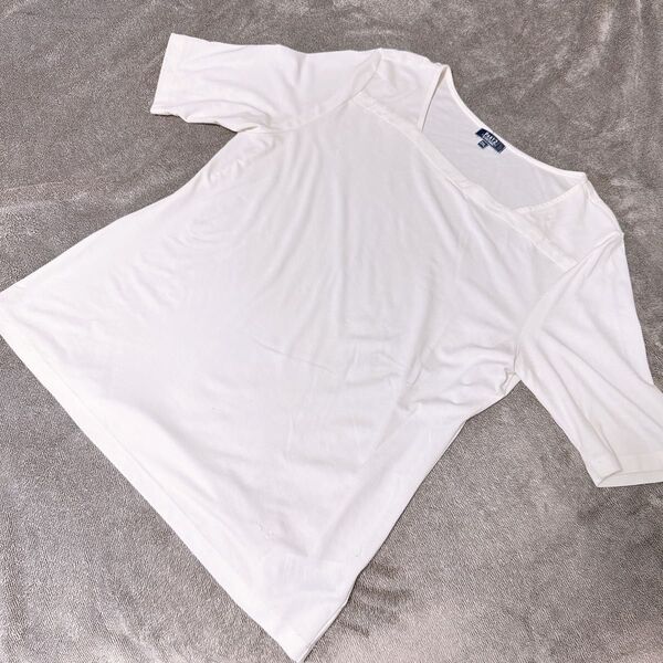 ジュンコ シマダ PART2 ホワイト 五分袖 Tシャツ 2XL 白