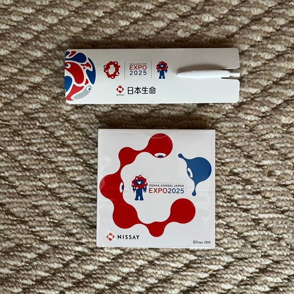 関西 大阪万博 2025 ミャクミャク メモ帳&ボールペン