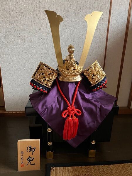 兜 五月人形 端午の節句 かぶと 雛匠東玉 美品 20号黄金飾り