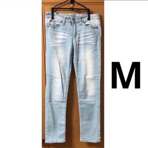 デニムパンツ M ライトブルー ジーンズ ジーパン 爽やか 夏