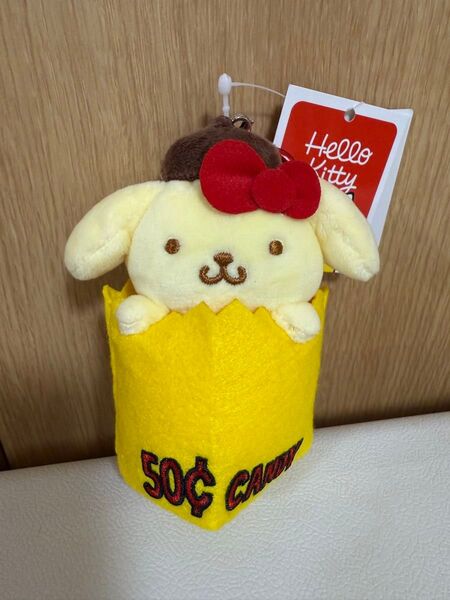 ハローキティ展 カラビナマスコット ポムポムプリン