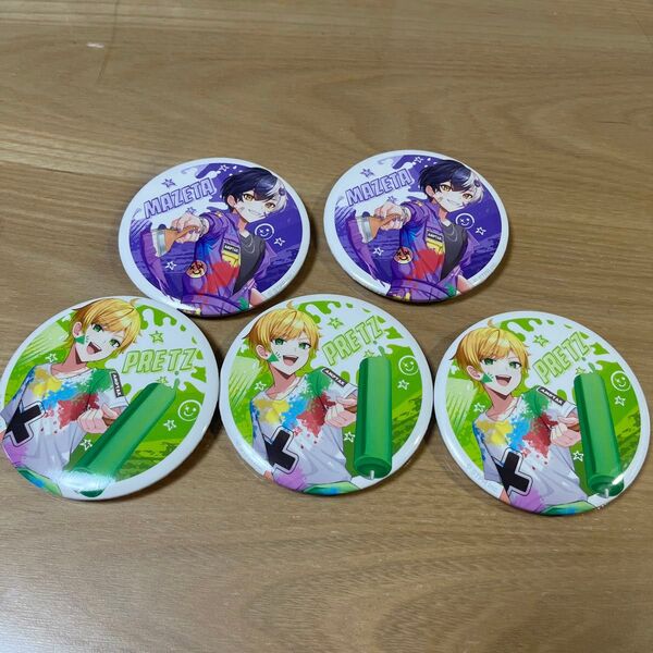 AMPTAK×COLORS ランダムBIG缶バッジ まぜ太 ぷりっつ