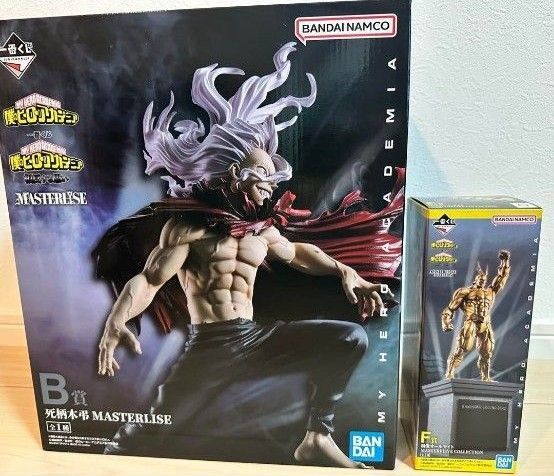 一番くじ 僕のヒーローアカデミア B賞 死柄木弔 F賞 オールマイト銅像
