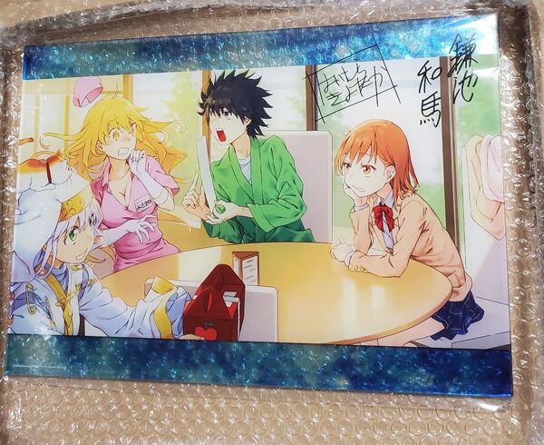 とある魔術の禁書目録 創約12 アニメイト 鎌池和馬 はいむらきよたか 複製サイン入りアクリルスタンド