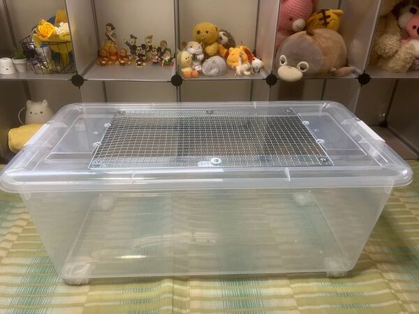 ⑥広い大きいカブトムシ用飼育ケース【DIY】
