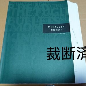 裁断済 MEGADETH THE BEST バンドスコア