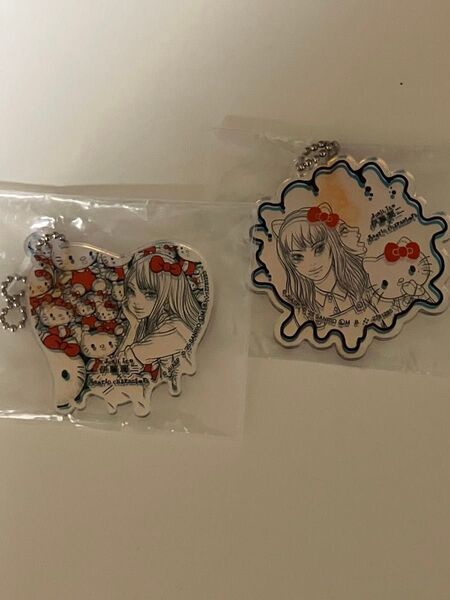 伊藤潤二 Sanrio サンリオキャラクターズ アクリルチャーム ギャル富江1 富江 x ハローキティ